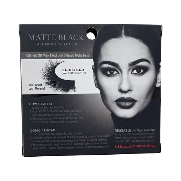 Kiss LASH COUTURE MATTE BLACK Two Sets NIB - Picture 7 of 7